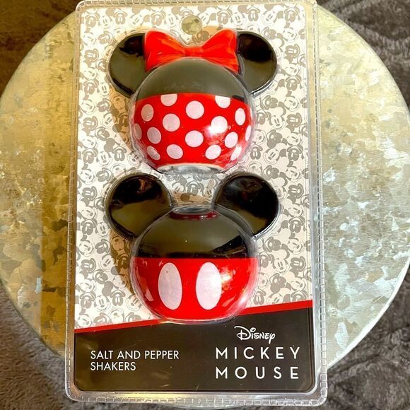 Disney salt and pepper shakers Mickey and Minnie - Picture 1 of 6